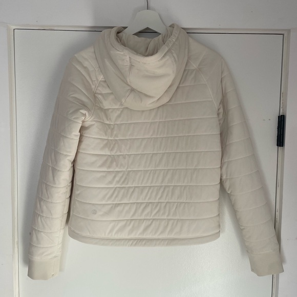 Lululemon Dynamic Movement Hoodie Light Ivory, Size 4, Excellent Condition - Picture 5 of 10